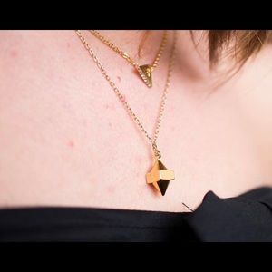 Stella Valle Ambition Gold Pendant Necklace